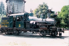 Geared steam locomotive