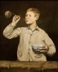Boy Blowing Bubbles