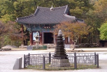 김제 금산사 육각 다층석탑