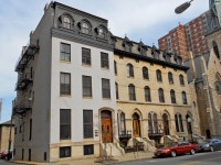 Buildings at 10, 12, 14, and 16 East Chase Street