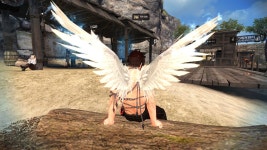 마비노기영웅전 인벤 : 환기)카이 하얀 불사조의 날개(전/후샷) - 마영전 인벤 실시간 제보 게시판 환기)카이 하얀 불사조의 날개(전/후샷)