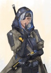 오버워치 인벤 : 아나,지휘관 아마리 - 오버워치 인벤 팬아트 갤러리 아나,지휘관 아마리