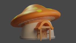 메이플스토리 인벤 : 1시간동안 간단히 만든 주황버섯 집 - 메이플스토리 인벤 팬아트 카툰 갤러리 1시간동안 간단히 만든 주황버섯 집