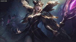 리그오브레전드 인벤 : 악의여단 르블랑 로그인화면을 만들어봤습니다 - LoL 팬아트/카툰 게시판 악의여단 르블랑 로그인화면을 만들어봤습니다