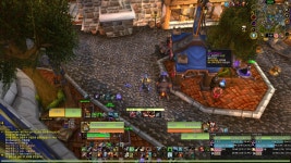 월드 오브 워크래프트 인벤 : 타겟에 마우스를 대면 화면 아랫쪽에 긴 줄이 생겨요 - 와우 인벤 Philip UI 포럼 타겟에 마우스를 대면 화면... 