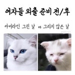 웹진 인벤 : 여자들 외출 준비 전/후 - 오픈이슈갤러리 여자들 외출 준비 전/후