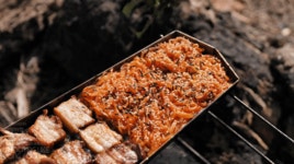 캠핑 삼겹살과 쫄면 | 로아 인벤