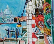 Venice Carnival - John Bratby - WikiArt.org