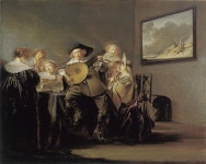 Merry Company, 1633 - Pieter Codde - WikiArt.org Merry Company, 1633 - Pieter Codde