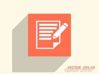 메모의 평면 아이콘 로열티 무료 사진, 그림, 이미지 그리고 스톡포토그래피. Image 36808270 메모의 평면 아이콘