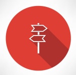 Signpost Icon Royalty Free SVG, Cliparts, Vectors, and Stock Illustration. Image 32473286. signpost icon