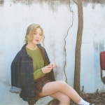 송이(suzy2203)님의 스타일       | 카키떡코와 연두색 니트는 luv.u.song청자켓은 인더클로젯치마정보없음가죽바지 먼블본목도리클로젯미  