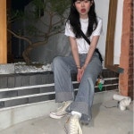 채린(kcr7172)님의 스타일       | ෆ 그동안의 데일리룩 ෆ♥ insta : kcring_1025#데일리룩 #반팔 #반팔티 #오오티디  