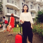 This is H(h_ju)님의 스타일       | 제주도 힐타워*7부 루즈 티 , 와이드 팬츠 , 스파오 캔버스  