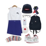 숭아(555yeah)님의 스타일       | #코디북 #codibook #dailylook #데일리룩 #데일리 #daily #코디 #스트릿 #백팩 #나이  