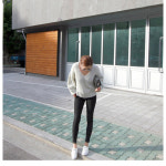 헤이벨라(heybella)님의 스타일       | 남자들이 좋아하는 바로 그 #니트#여리여리 한핏으로 #보호본능자극 #쇄골 #목선 돋보이면서... 