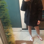 나낭(skdms0293)님의 스타일       | 게스패딩 나도샀당!!!! 여주아울렛에서 하나남은 M사이쥬겟!기분짱짱좋아 완전이쁘당 지금세일해서5만  