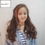 헤어스타일♡♡(nan926)님의 스타일       | 이쁜긴머리 - 긴머리염색 +#긴머리웨이브펌 ♡도쿄랜드입니다!오늘은 러블리한  #긴머리자극사진 을... 