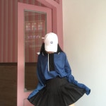 (gkswogml971021)’s style       | 카라포인트 특이한데 배색도 깔끔해서 뭐에 입어도 괜찮음  롱슬리브 디자인이라 편하게 입을 수 있는게... 