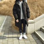 170 Dailylook(mono04)님의 스타일       | 가성비갑 커플 롱패딩!  웰론소재라 오리털만큼 따뜻하고 털도 덜빠지고 가격도 굿!! 디자인 색상... 
