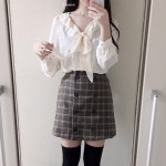 블루벨(joodos123)’s style       | 여자한 블라우스#데일리#데일리코디#코디#가을#가을데일리#가을코디#가을룩#가을옷#가을패션#옷#여친룩... 