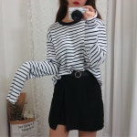 마이디어마켓 도도(do-vely85)님의 스타일       | 벨트세트 스커트✌️치마에 벨트까지 따라가니 일석이조#벨트스커트 #블랙스커트... 