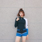 1)님의 스타일       | 아직 5월인데 날씨가 넘나 더워서 빠르게 물놀이 준비해따 >.< 언발란스한 디자인이 넘 예뻐서 매일매일 놀  