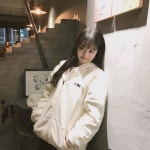정화(ro.junghwa)님의 스타일       | 안에 누빔 처리되잇어서 교복에 이거 하나만 입어도 세상따듯하고 곰돌이가 될수있다ㅠ 뒷모습이... 