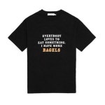 [어나더프레임] ANOTHER FRAME - MORE BAGELS T-SHIRT (BLACK) 반팔티 반팔 티셔츠