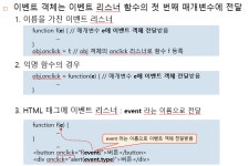 JS 기초 이벤트리스너