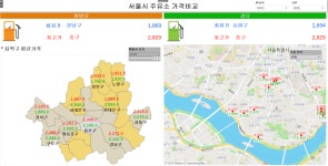 Tableau - (과제2) 주유소 평균 가격