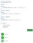 [GeeksForGeeks C++ 문제풀이] Virtual Functions(가상 함수)