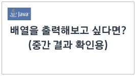 시리즈 | 코딩테스트를 위한 JAVA 개념 - 드코미.log