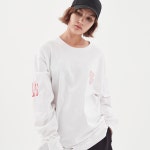 디엠티-피에스티브이엠 DMT_PSTVM KRD LONG SLEEVE WHITE