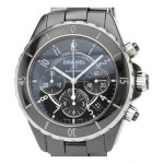 Chanel Black Ceramic J12 Chronograph Automatic H0940 Mens... Automatic H0940 Mens Wristwatch 41 MM from The Luxury Closet... 