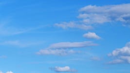 Fluffy clouds formation sky atmosphere. Puffy fluffy white clouds. Cumulus cloud sky scape. 무비클립, 동영상, 영상,HD 영상, HD... 