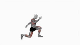 Cardio Lunge 피트니스 운동 운동 애니메이션 비디오 남성 근육 하이라이트 4K 60fps 무비클립, 동영상, 영상,HD 영상, HD 비디오, HD... 