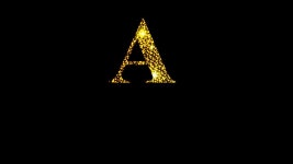 Golden letter A. Letter of the alphabet. Video effect with golden letter A. Stock... Footage 247193326 Golden letter A. Letter of... 
