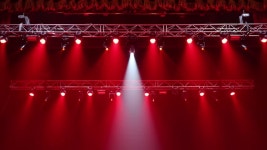 Light from stage lighting equipment in a concert hall 무비클립, 동영상, 영상,HD 영상, HD 비디오, HD 비디오클립.... 