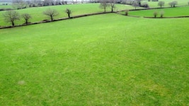 평평한 녹색 땅 위로 날아다니는 붉은 연 새의 공중 전망 무비클립, 동영상, 영상,HD 영상, HD 비디오, HD 비디오클립. 무비클립 220175949... 