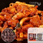 참닭 닭갈비 700g X 2팩 + 장수골찰순대 1Kg - 샵계부
