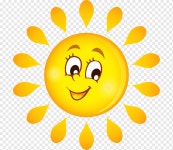 Cute sun, cartoon, expression package, sun png | PNGWing