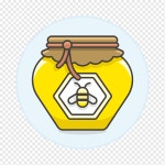 꿀단지, 삽화, png | PNGWing