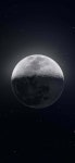 Download 1080x2340 4k Dark Moon Crescent Digital Art Wallpaper | Wallpapers.com