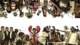 Download A24 Collage Hollywood Aesthetic For Computer Wallpaper | Wallpapers.com