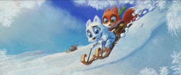 Download Arctic Justice Sledding Wallpaper | Wallpapers.com