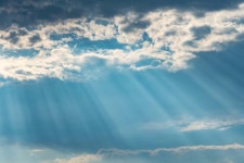 Download A Serene Blue Sky | Wallpapers.com