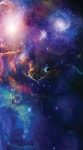 Download Galaxy Space Background 1438 X 2592 | Wallpapers.com