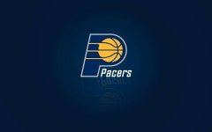 Download Indiana Pacers Logo Blue Background Wallpaper | Wallpapers.com