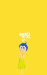 Download Inside Out2 Joy Character Promotion Wallpaper | Wallpapers.com